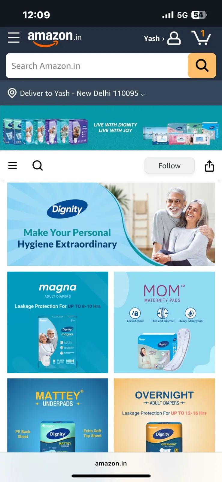 Dignity mobile screenshot