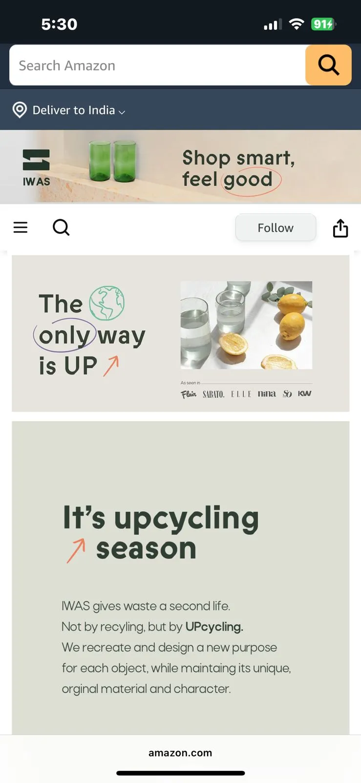 IWAS mobile screenshot