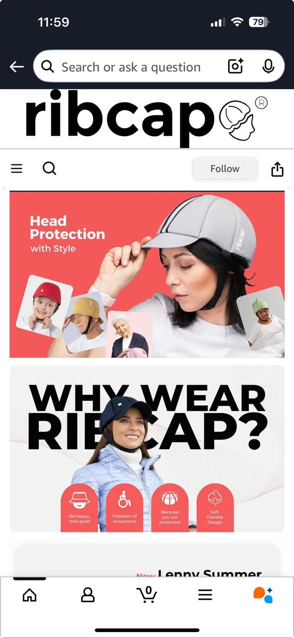 Ribcap mobile screenshot