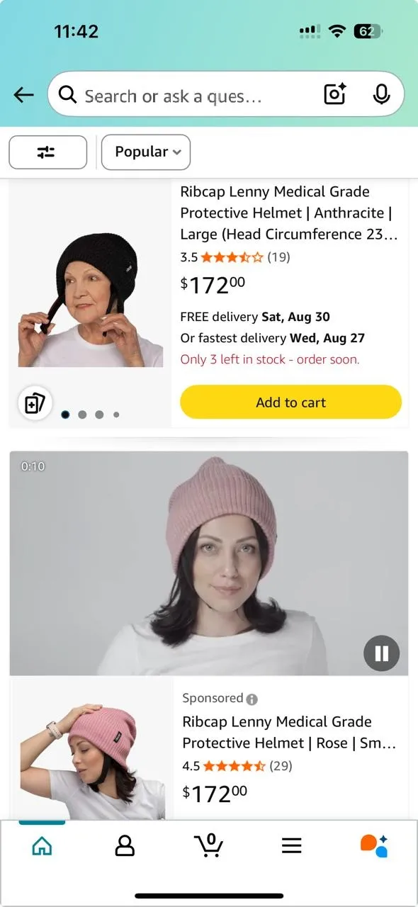 Ribcap mobile screenshot