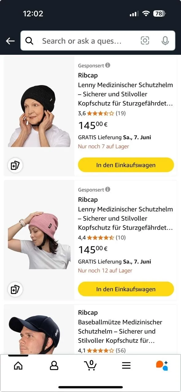 Ribcap mobile screenshot