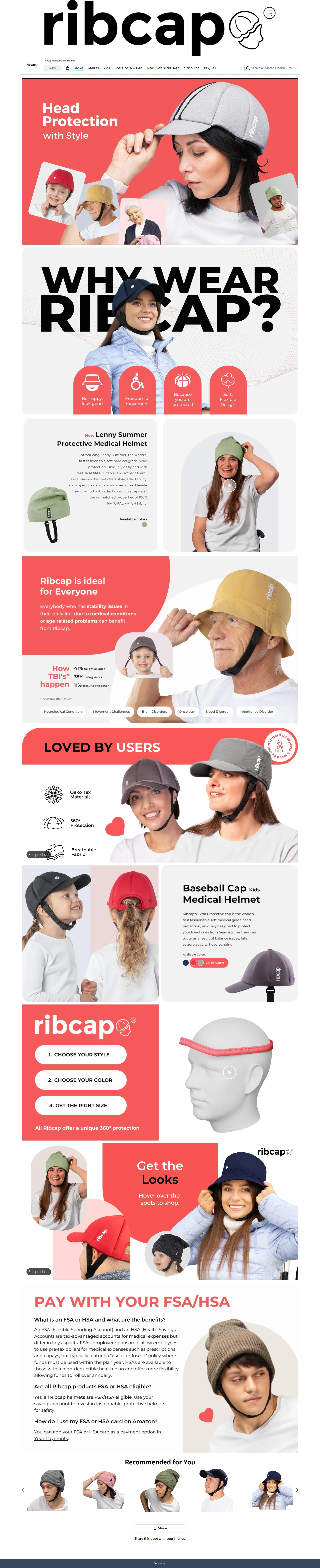 Ribcap Storefront Page